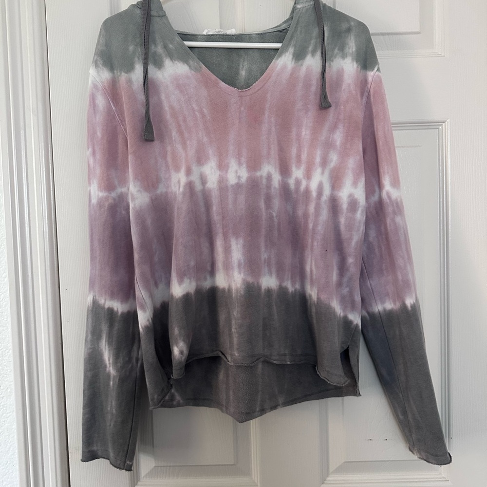 Splendid - Beam Tie Dye Terry Pullover Hoodie